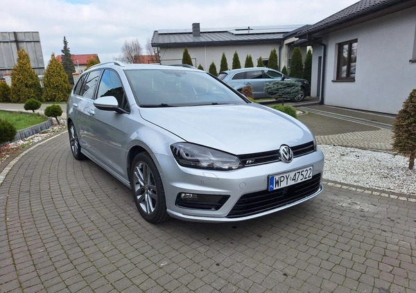 Volkswagen Golf cena 49900 przebieg: 116200, rok produkcji 2015 z Przysucha małe 121